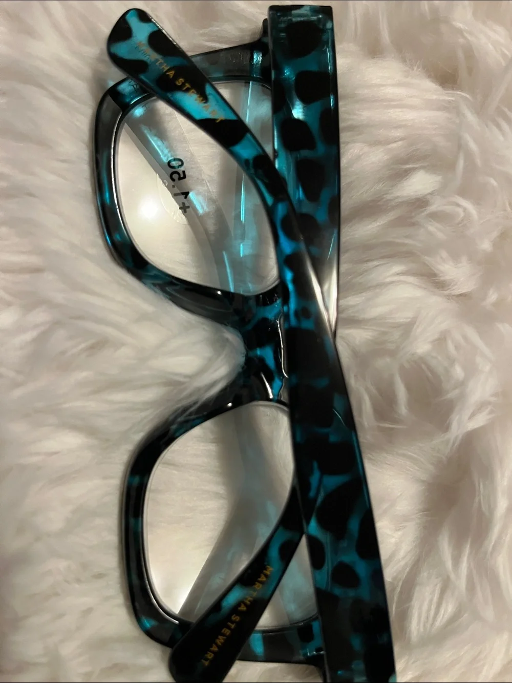 Martha Stewart Teal Tortoiseshell Reading Glasses